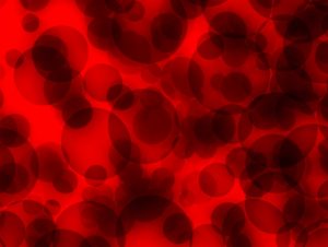 HIVの血液のイメージ像