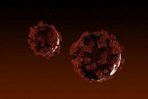 HPVウイルスのイメージ像
