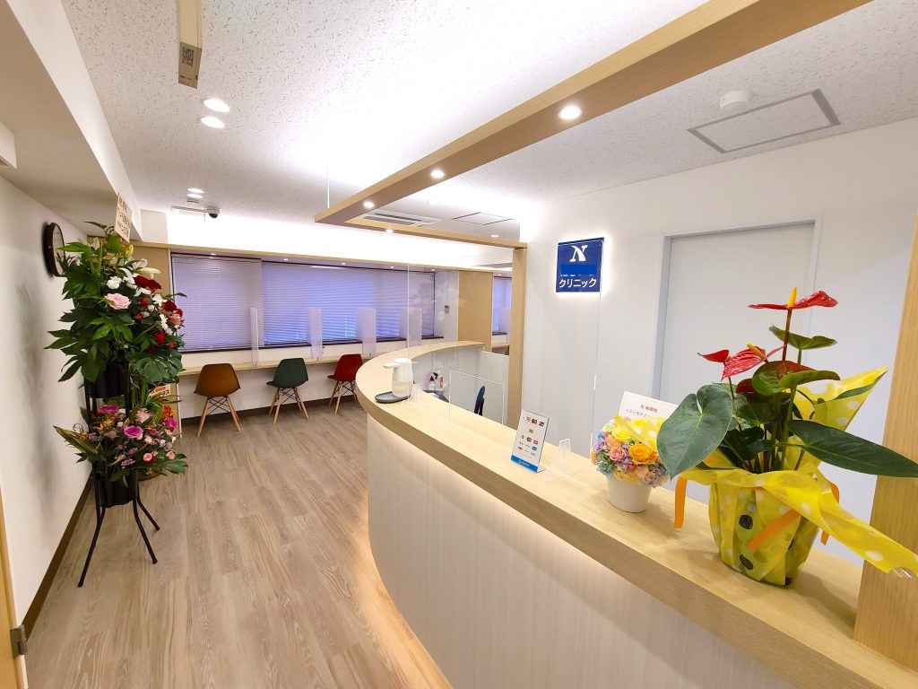 新橋の性病専門クリニックの受付｜温かくスタッフがお出迎え